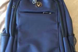 allen solly black backpack